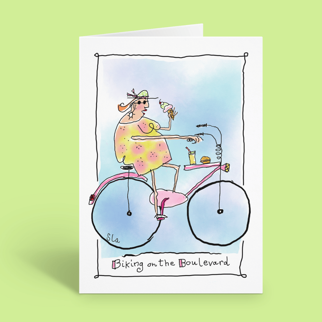 Biking on the Boulevard