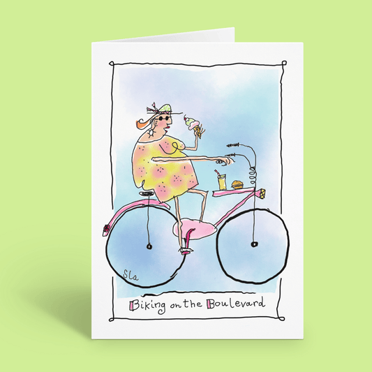 Biking on the Boulevard